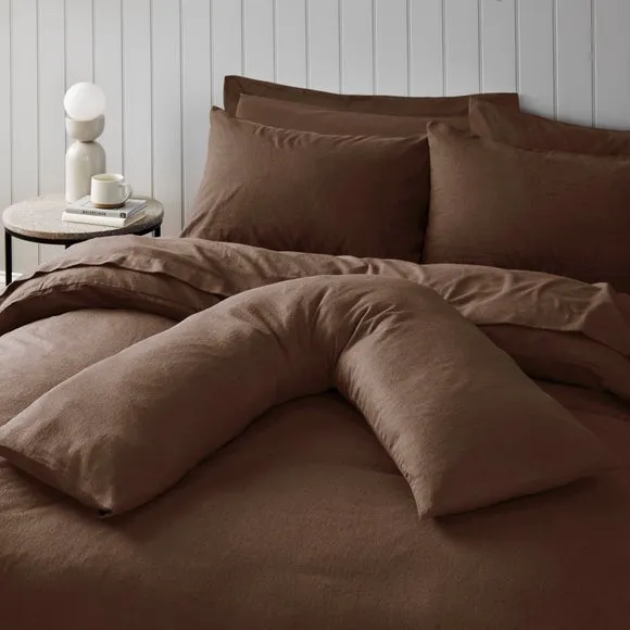 Soft & Cosy Luxury 100% Brushed Cotton V-Shape Pillowcase 2