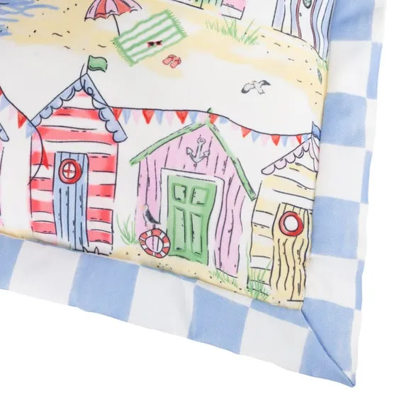 Beach Huts Outdoor Square Cushion 3