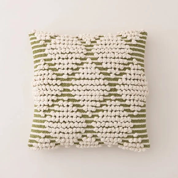 Jersey Bobble Diamond Square Cushion 3