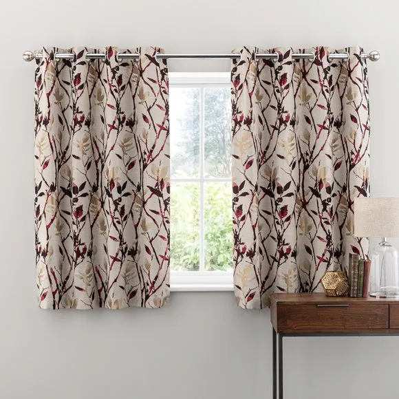 Zen Jacquard Eyelet Curtains 5