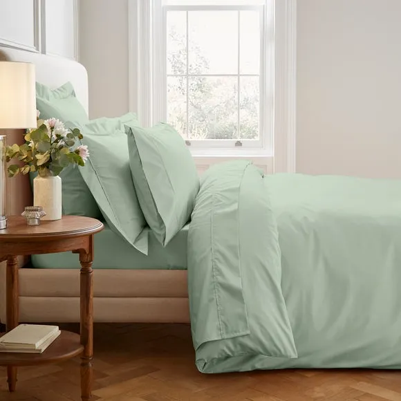 Dorma Crisp & Fresh 400 Thread Count Egyptian Cotton Percale Oxford Pillowcase 5