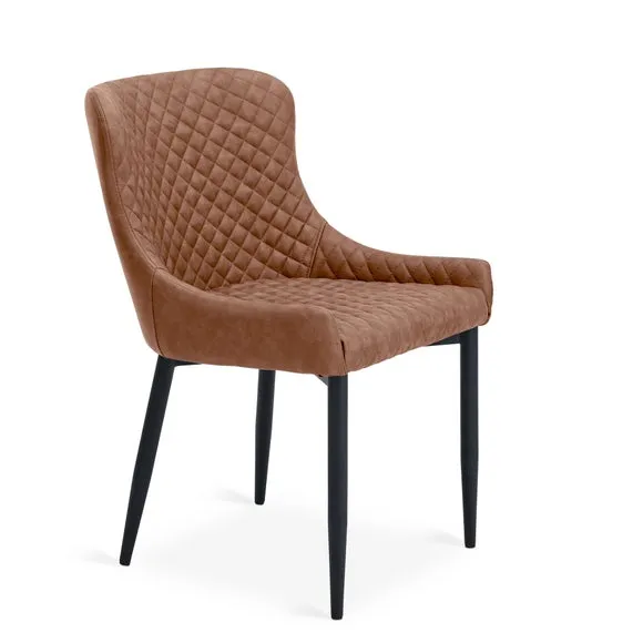 Set of 2 Montreal Dining Chairs, Faux Leather 3