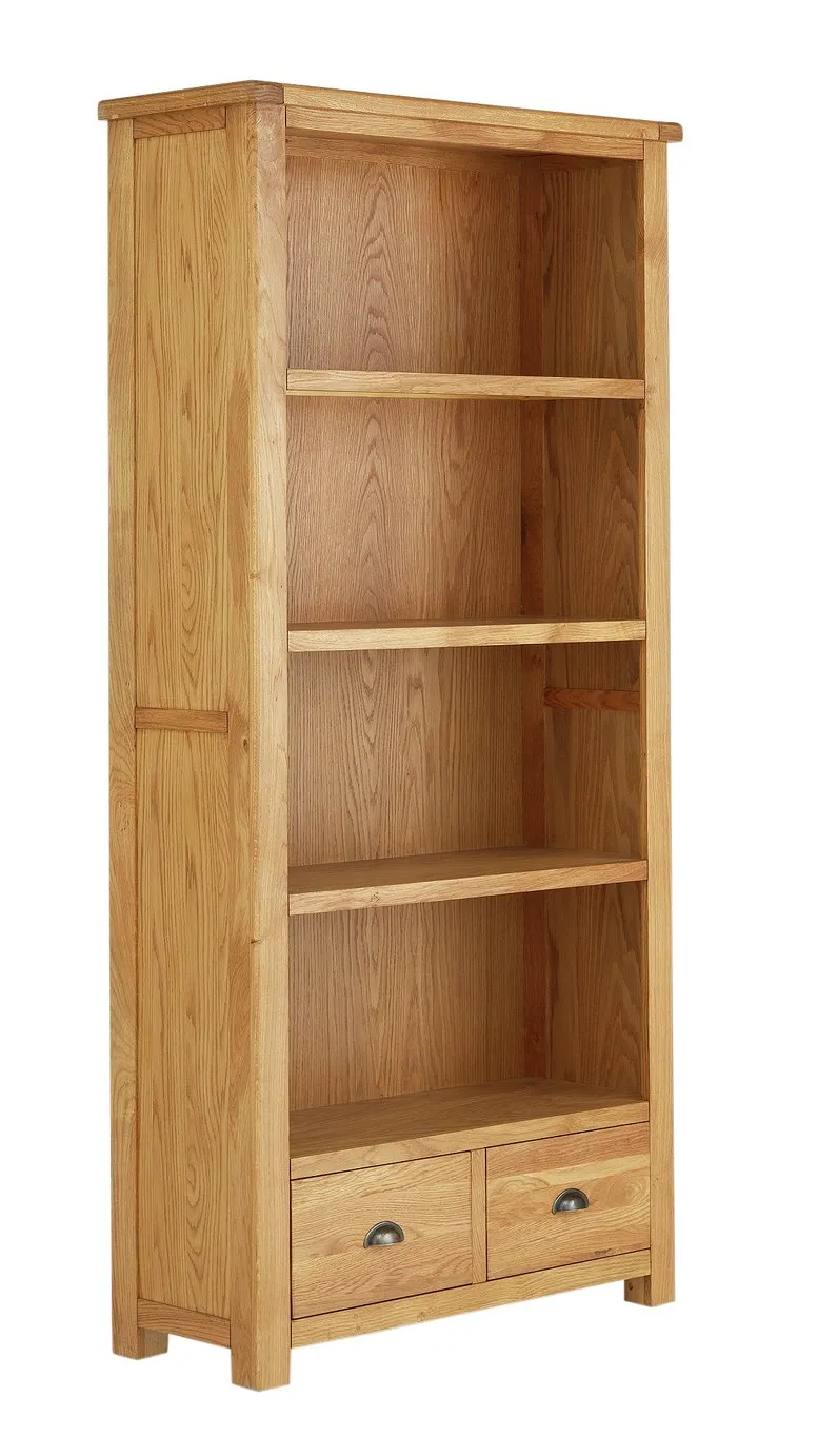 Habitat Kent 2 Drawer Bookcase - Oak