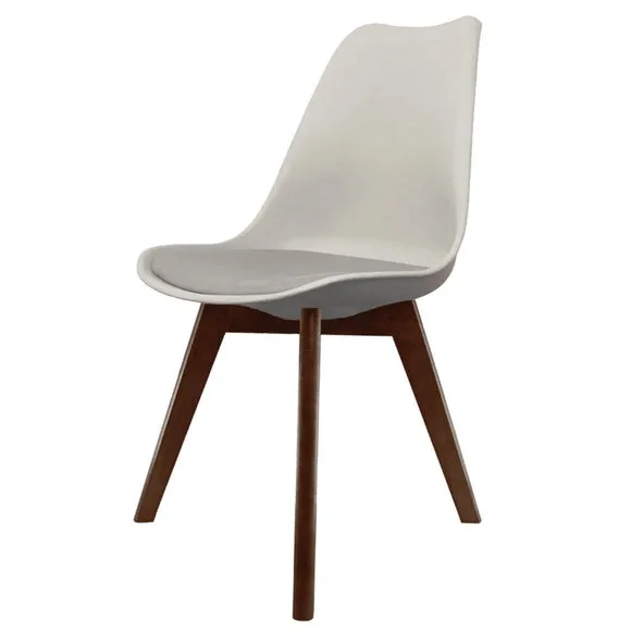 Fusion Living Soho Plastic Dining Chair with Squared Legs 2