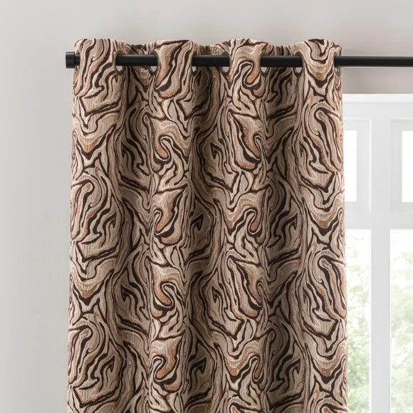 Magma Marbled Eyelet Curtain 1