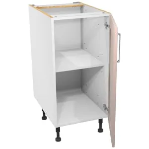 Wickes Ohio Dusky Pink Shaker Base Unit - 400mm 2