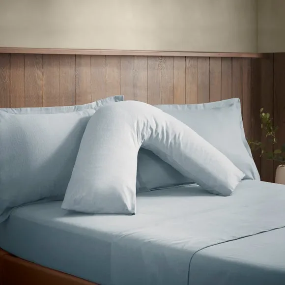 Soft & Cosy Luxury 100% Brushed Cotton V-Shape Pillowcase 1