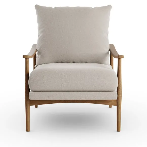 Nelson Wooly Textured Weave Occasional Armchair 6