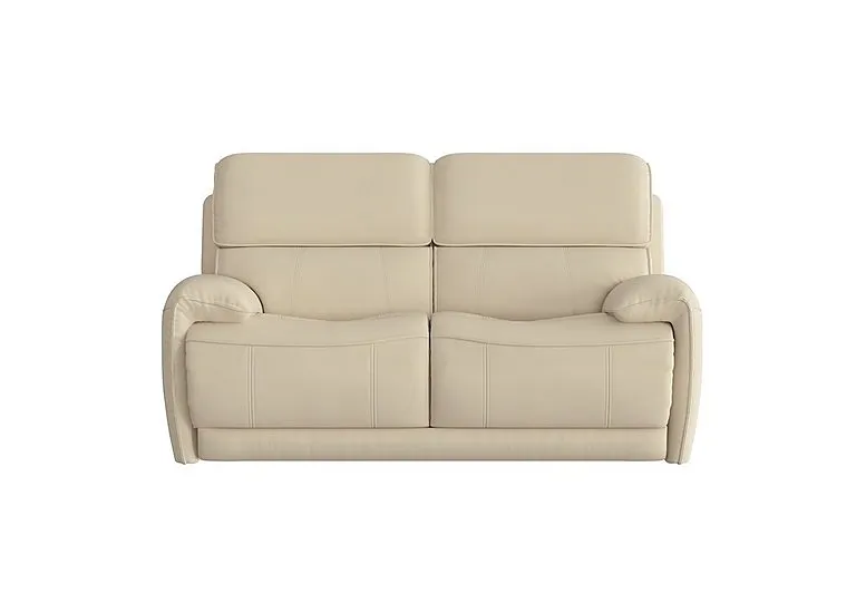Link 2 Seater Leather Sofa - BV Bisque