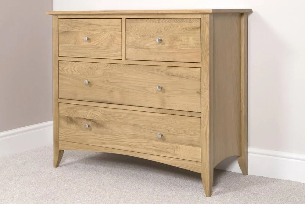 Statement Furniture Edward Hopper 2 Over 2 Chest of Drawers in Brown 2