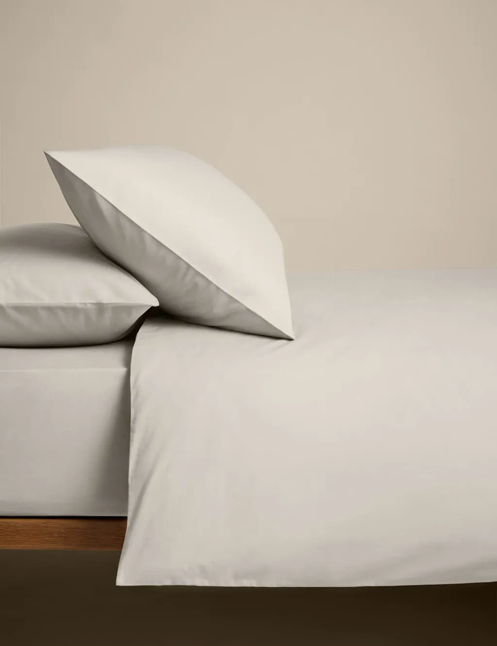 M&S Cotton Rich Bedding Set Linen