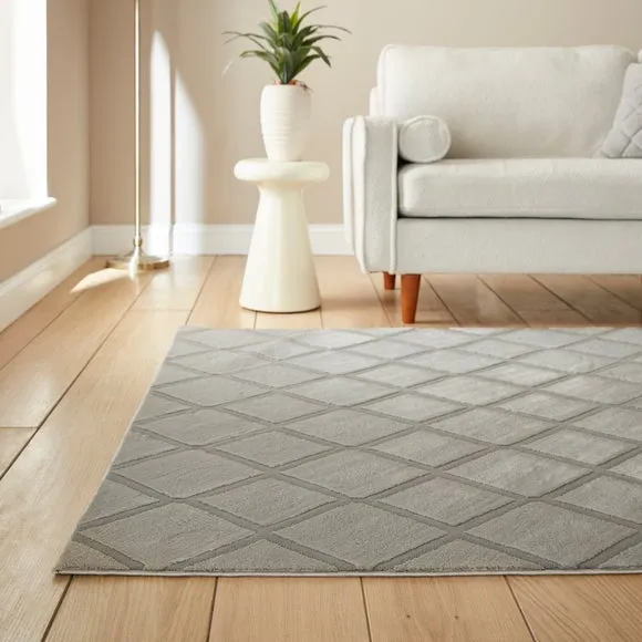 Catherine Lansfield Cosy Diamond Rug 6