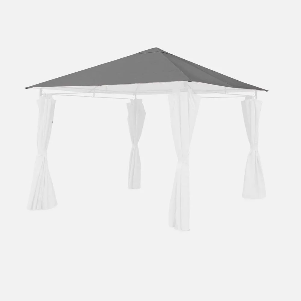 sweeek Roof Cover For Pergola 3x3m in Grey