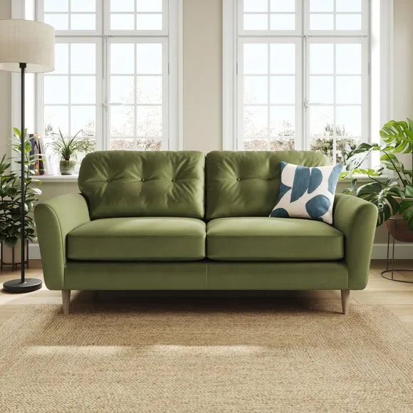 Sven Opulent Velvet 3 Seater Sofa 1