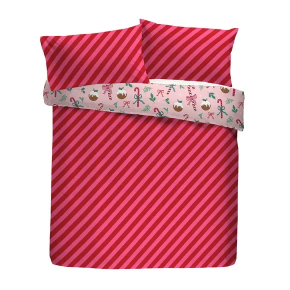 Fusion Festive Fancy Polycotton Duvet Cover & Pillowcase Set 5
