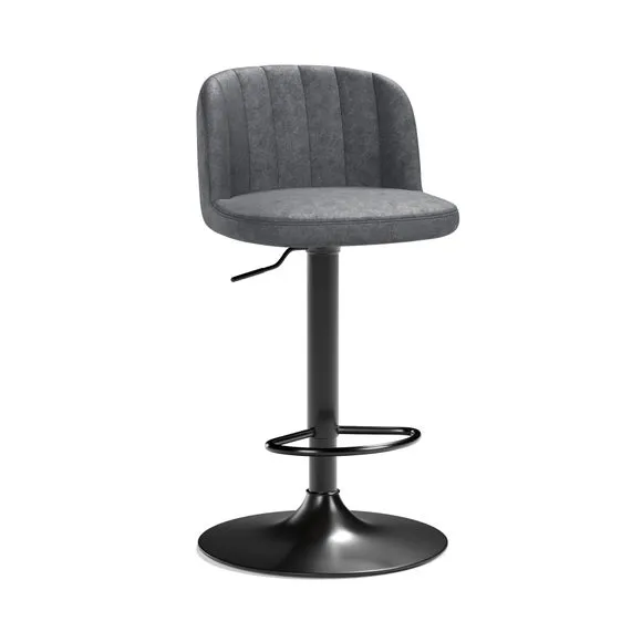 Mylo Gaslift Barstool, Faux Leather 6