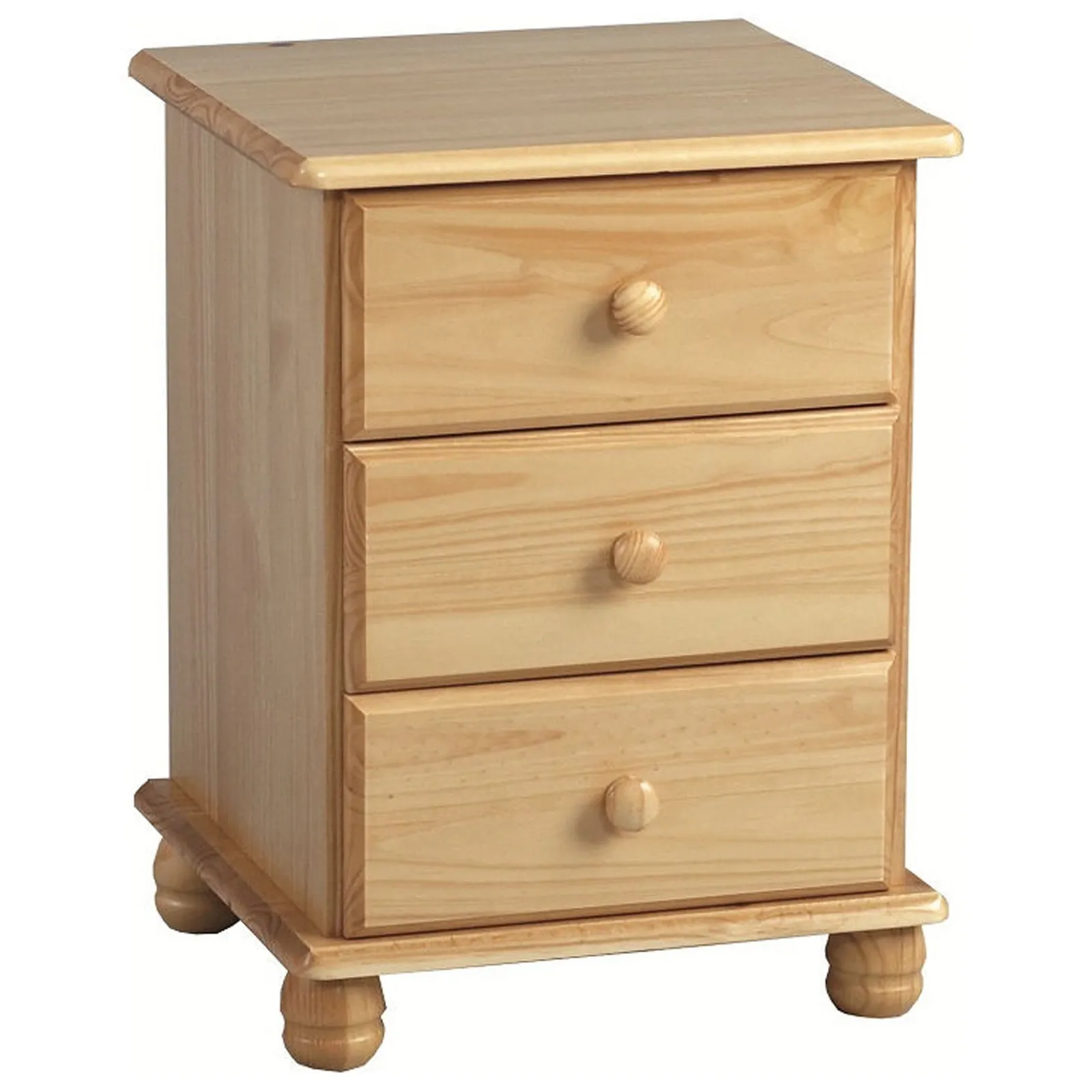 Sol Wooden Bedside Unit Natural