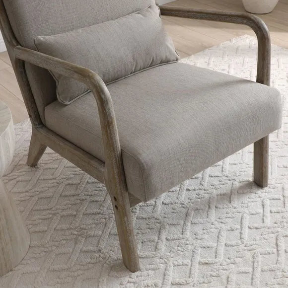 Khali Oatmeal Linen Occasional Chair 3