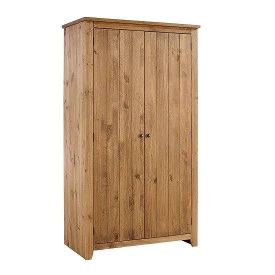 Pascal 2 Door Wardrobe In Pine finish