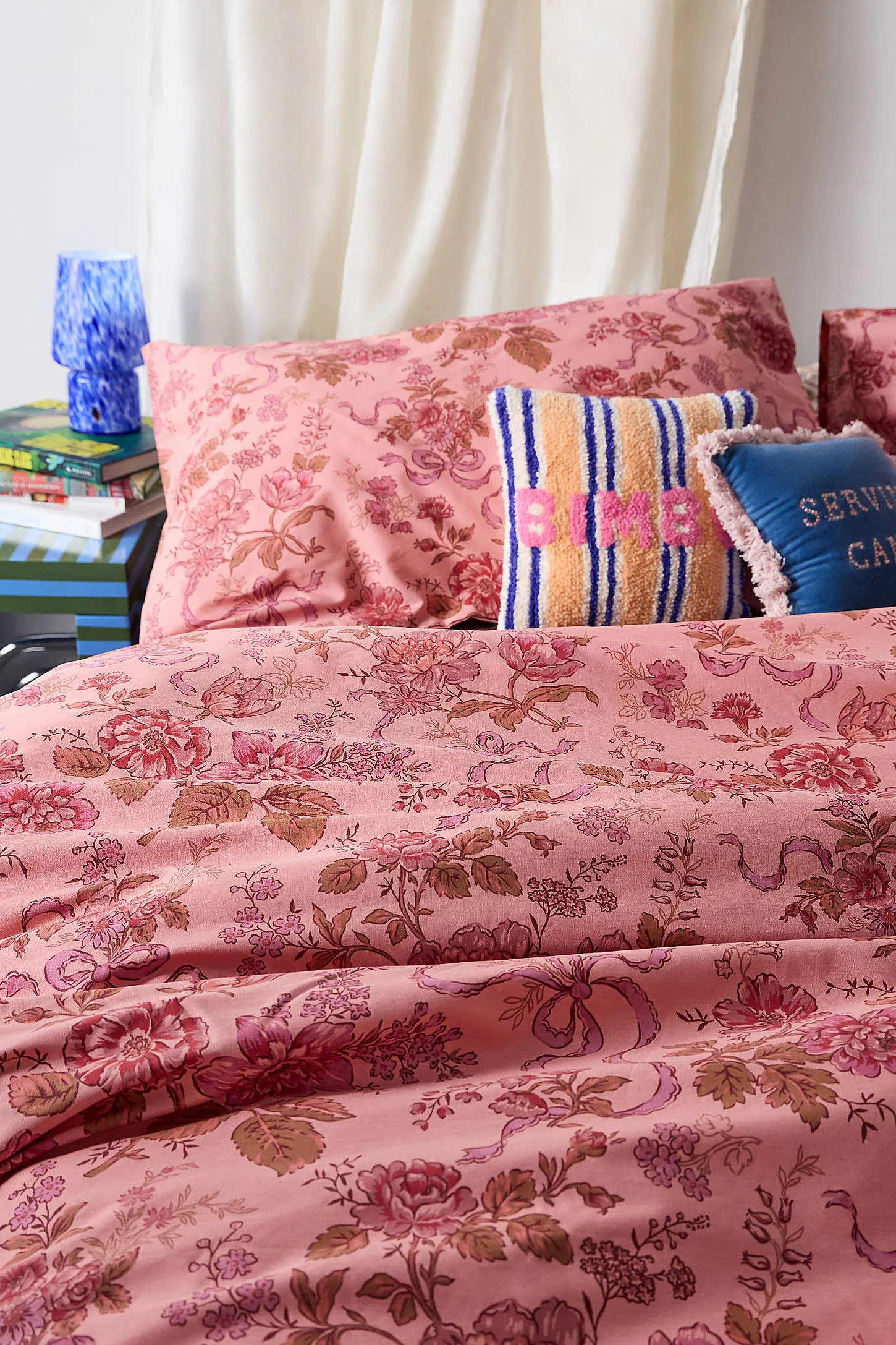 Catlyn Floral Duvet Set - Blush 4