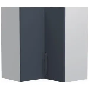 Wickes Orlando Marine Blue Corner Wall Unit - 625mm