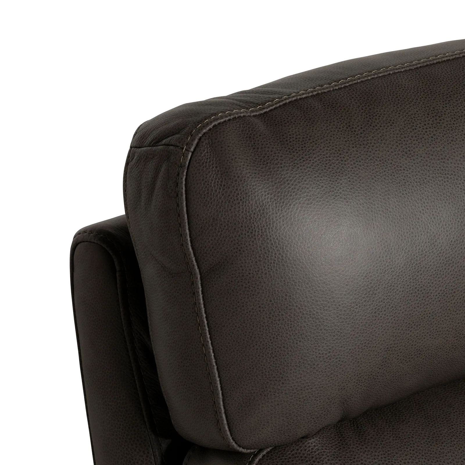 Clark Power Motion Armchair With Headrest, Grey | Barker & Stonehouse 4