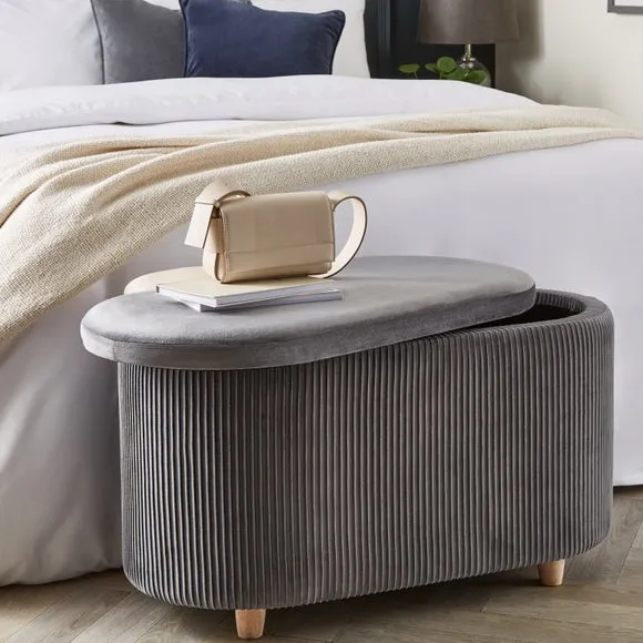 Florence Velvet Ottoman 4