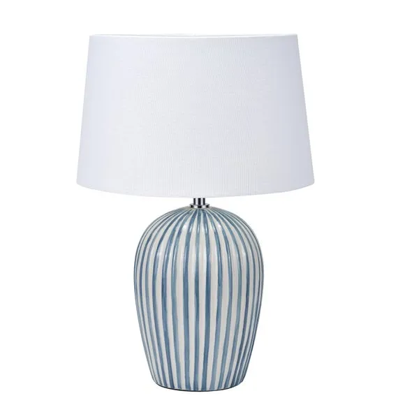 Pacific Lifestyle Cannes Striped Table Lamp 6