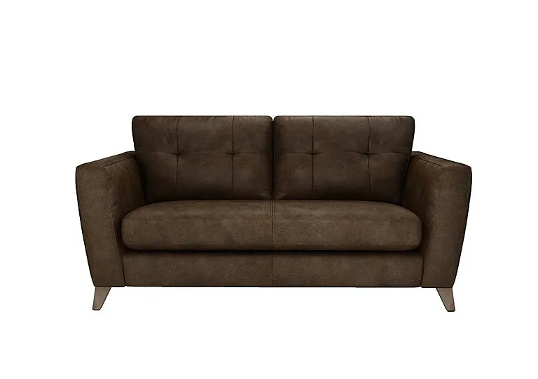 Hermione 2.5 Seater Leather Sofa - Bourbon