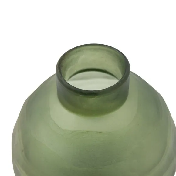 Crossland Grove Bevelled Glass Globe Vase Green 140X140X140Mm, Green 4
