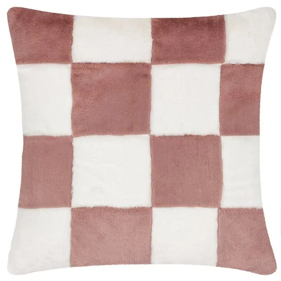 Heya Home Cozee Check Square Cushion 3