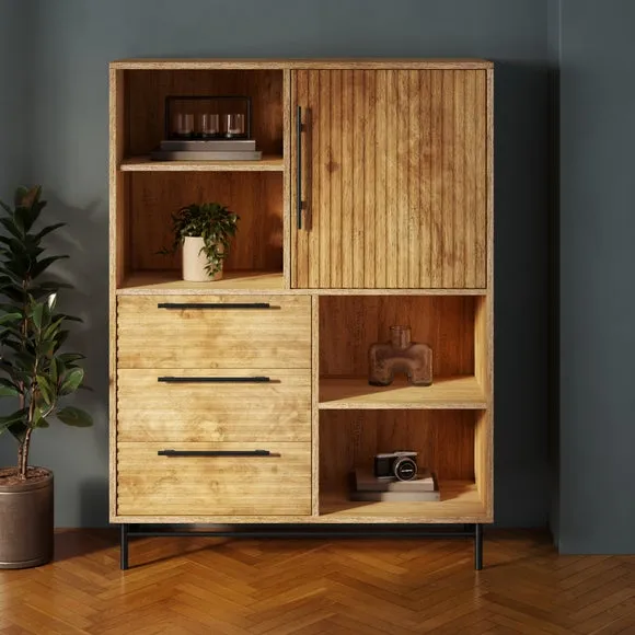 Bryant 1 Door 3 Drawer Highboard 1