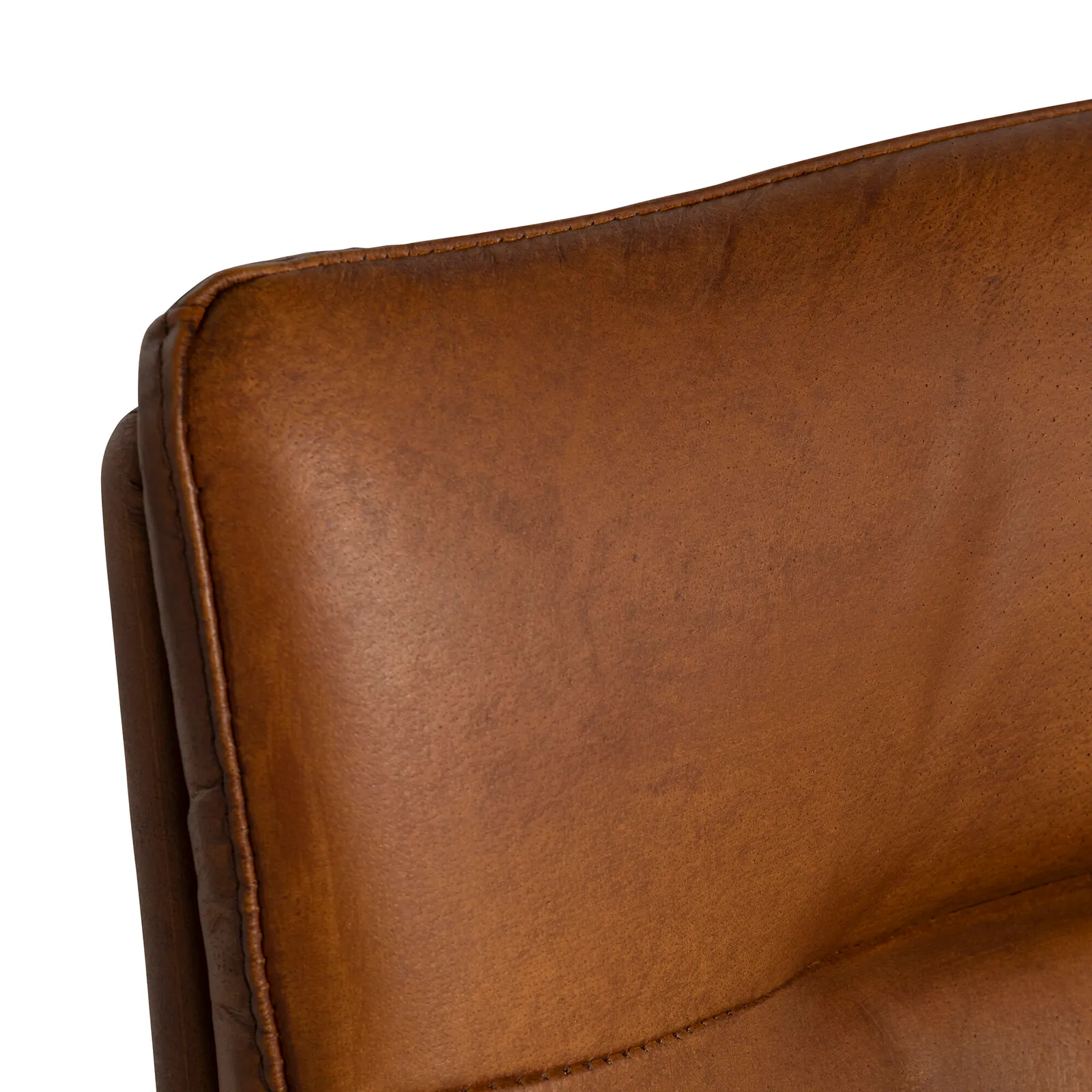 Pure Furniture Zena Dining Chair, Brown Leather | Barker & Stonehouse 4