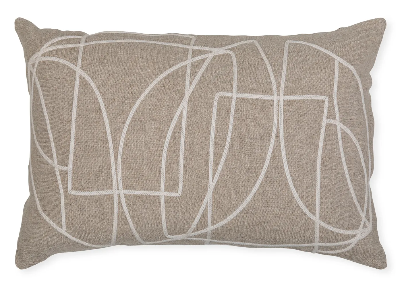 Hepworth Cushion Ecru 60 x 40cm