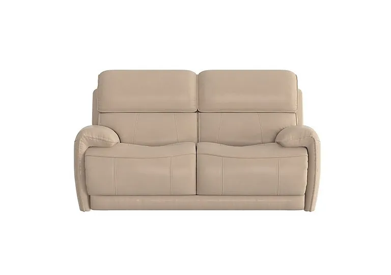 Link 2 Seater Leather Sofa - BV Pebble