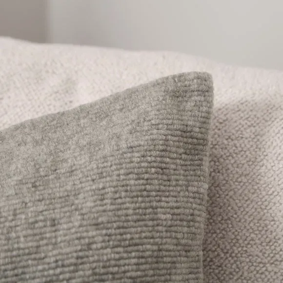 Flaxley Ribbed Square Cushion 2