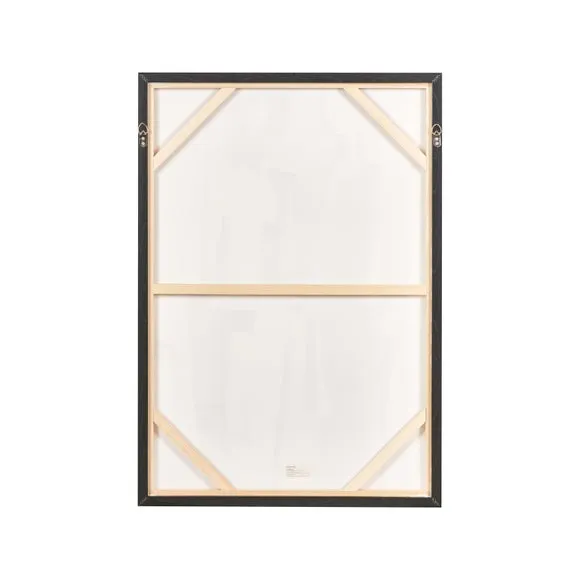 Monochrome Abstract People Framed Canvas 6
