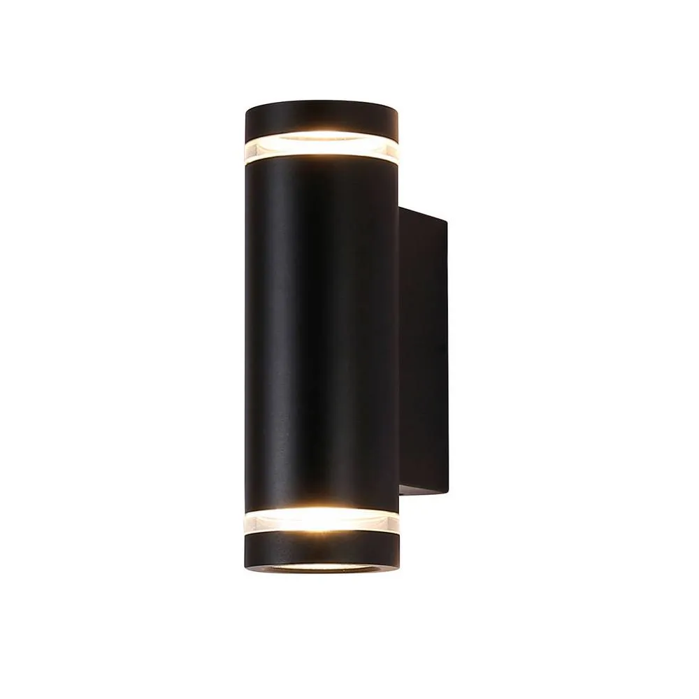 Netlighting Fondo GU10 Outdoor Up Down Wall Lamp Black 2xGU10 IP54 2
