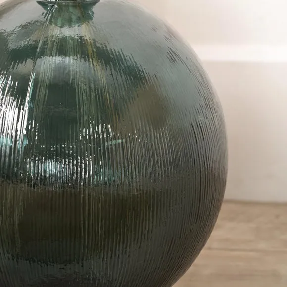 Round Bottle Glass Vase 4