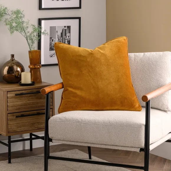 Clara Cotton Velvet Square Cushion