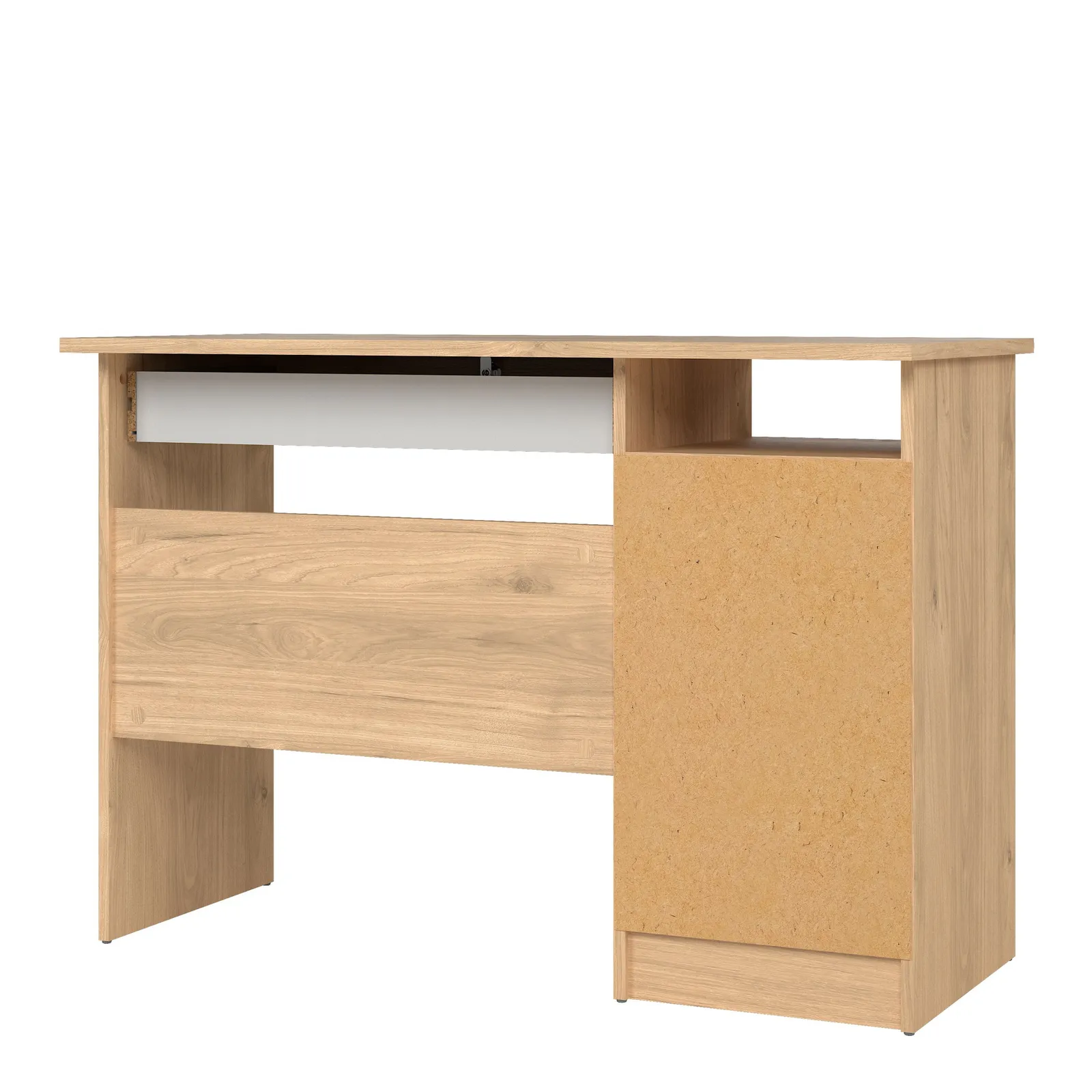 Furniture To Go Function Plus 4 Drawer Desk Handles Drawer in Light Brown 4