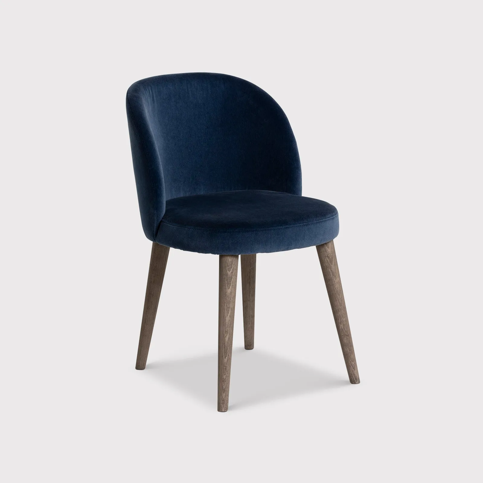 Pure Furniture Reyna Dining Chair, Navy Fabric | Barker & Stonehouse 2