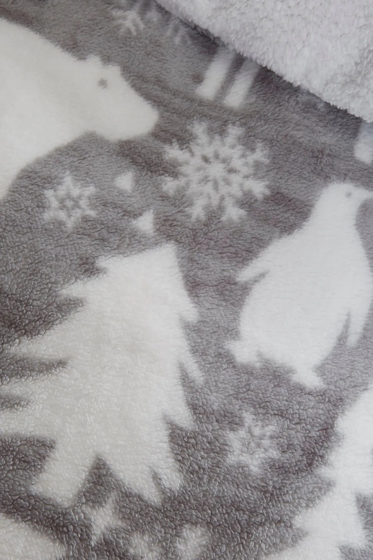 Fusion 'Arctic Animals' Christmas Duvet Cover Set in Grey 4