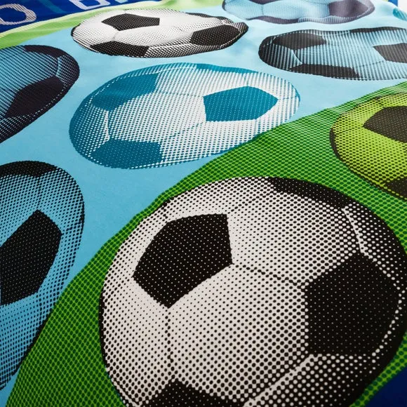 Catherine Lansfield Football Polycotton Duvet and Pillowcase Set 3