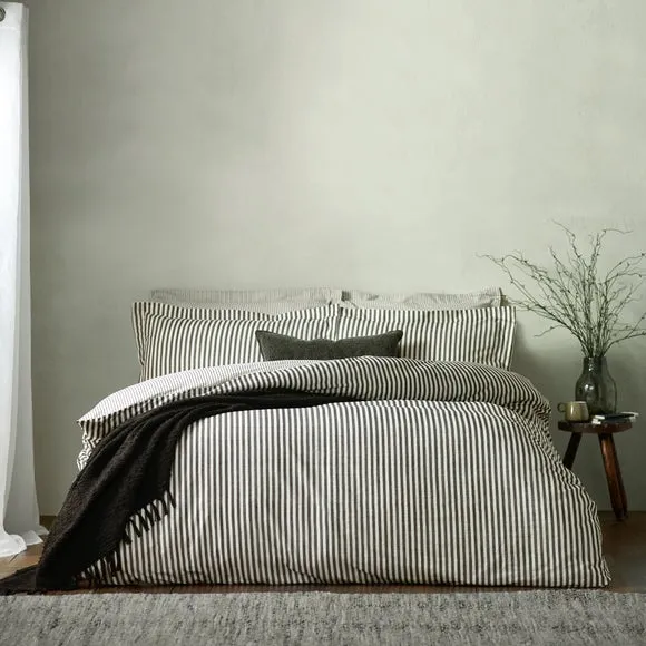 Yard Hebden Reversible 100% Cotton Duvet Cover & Pillowcase Set 1