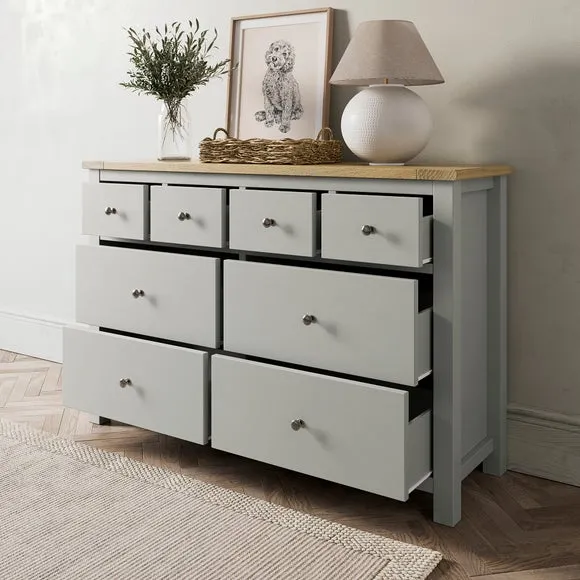 Olney Wide 8 Drawer Chest 2