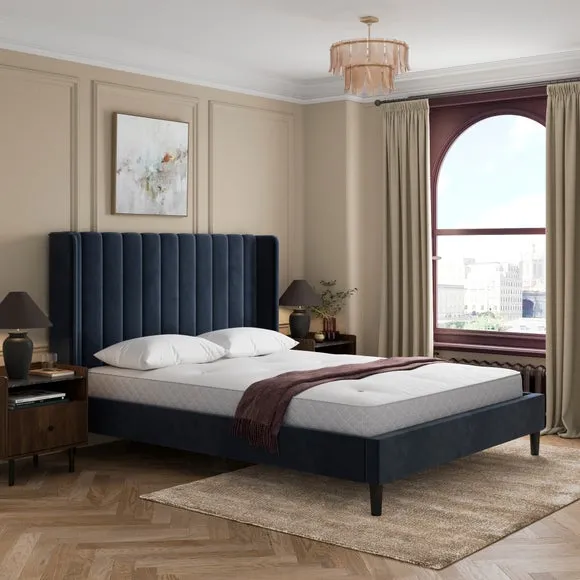 Alara Velvet Bed 1