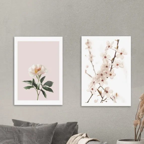 Set of 2 East End Prints Delicate Prints 1