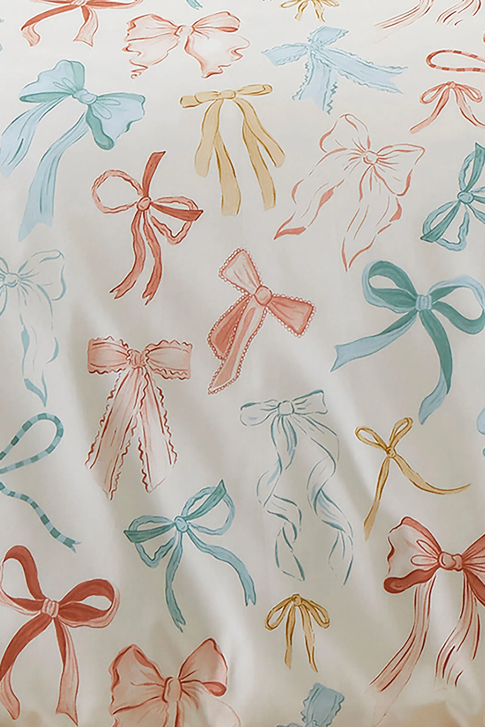 Fusion 'Evelyn' Bow Print Reversible Duvet Cover Set 3