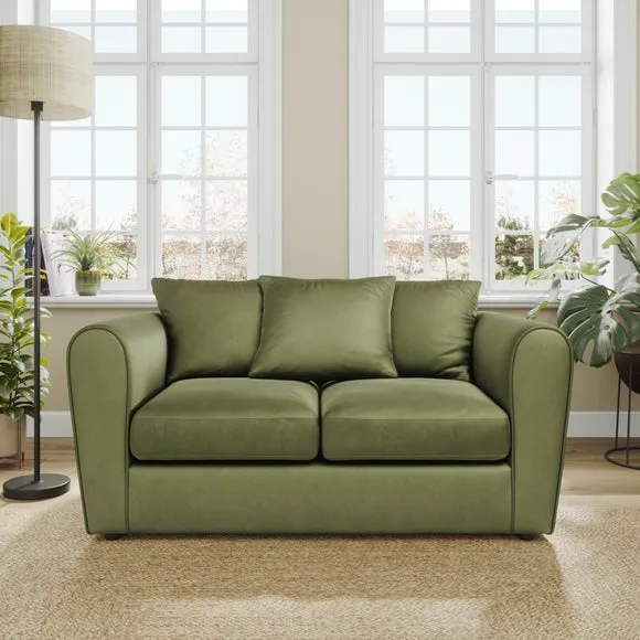Blake Curved Arm Opulent Velvet 2 Seater Sofa 1